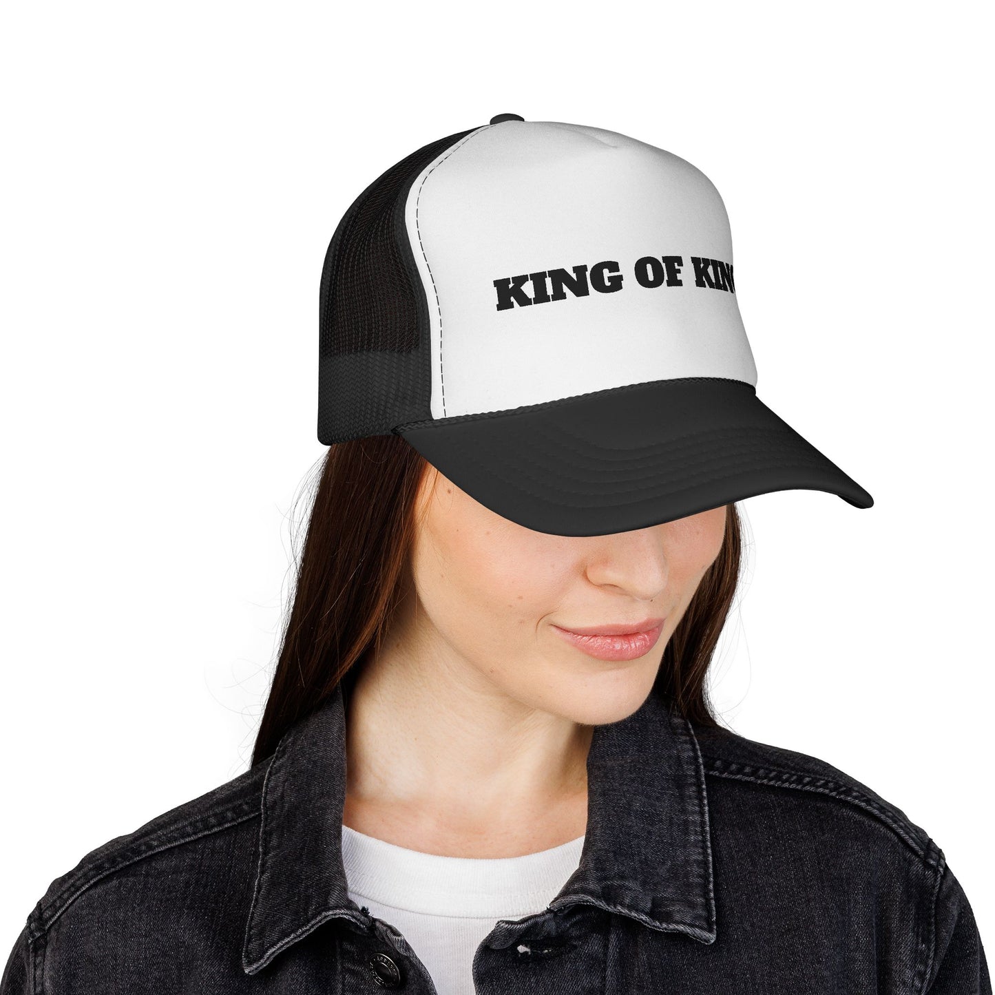 King of Kings Trucker Cap – Bold Vintage Logo Mesh Hat